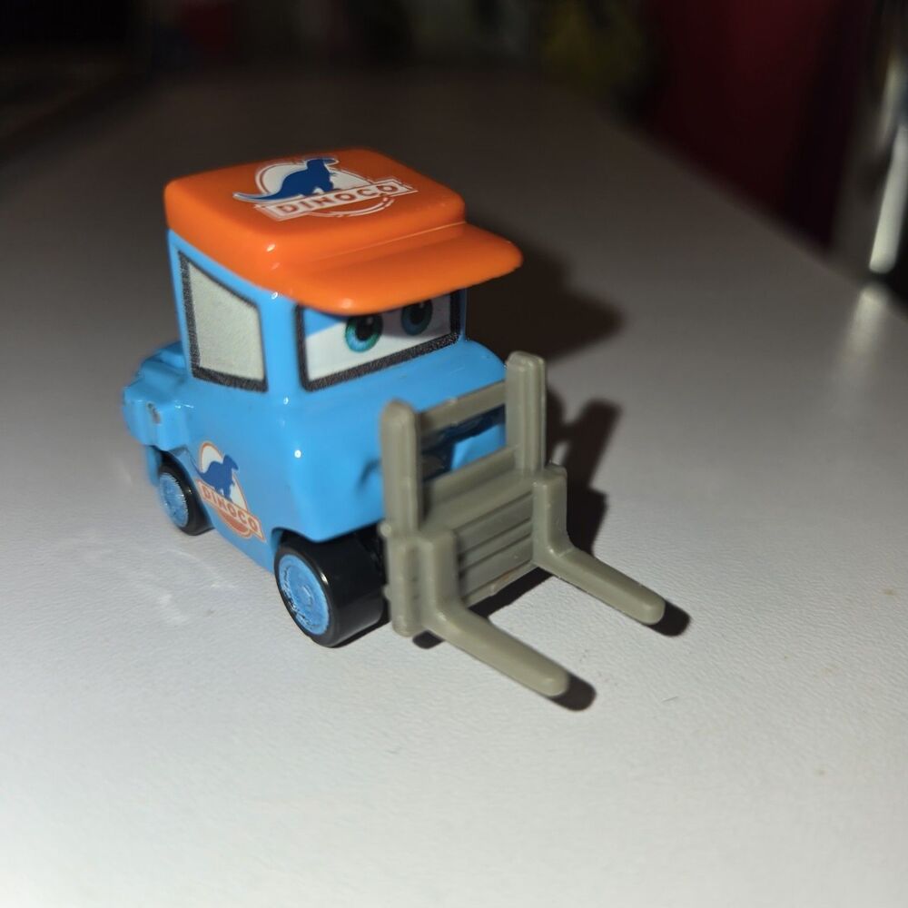 Disney Pixar Cars Team Dinoco Wide Pitty Dinoco Crew Piston Cup Nights Forklift